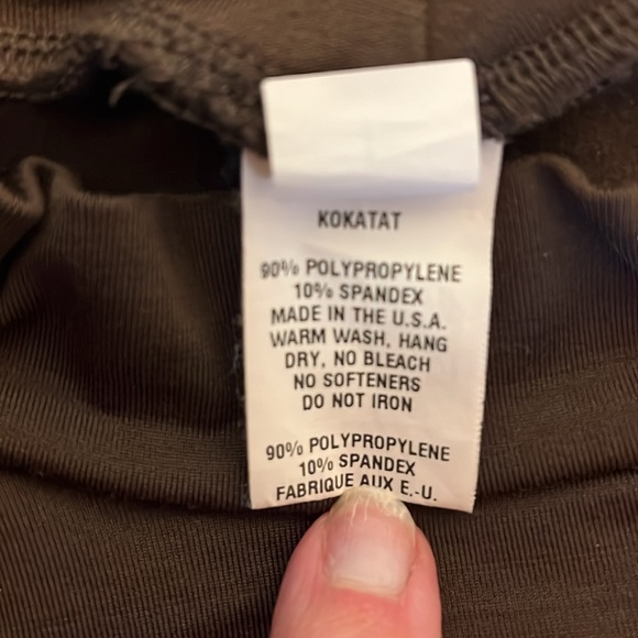 Women’s Large Brown Kokatat outdoor wear dry top - Picture 3 of 4